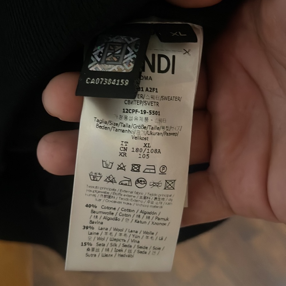Fendi hoodie sweatshirt - Picture 3 of 5